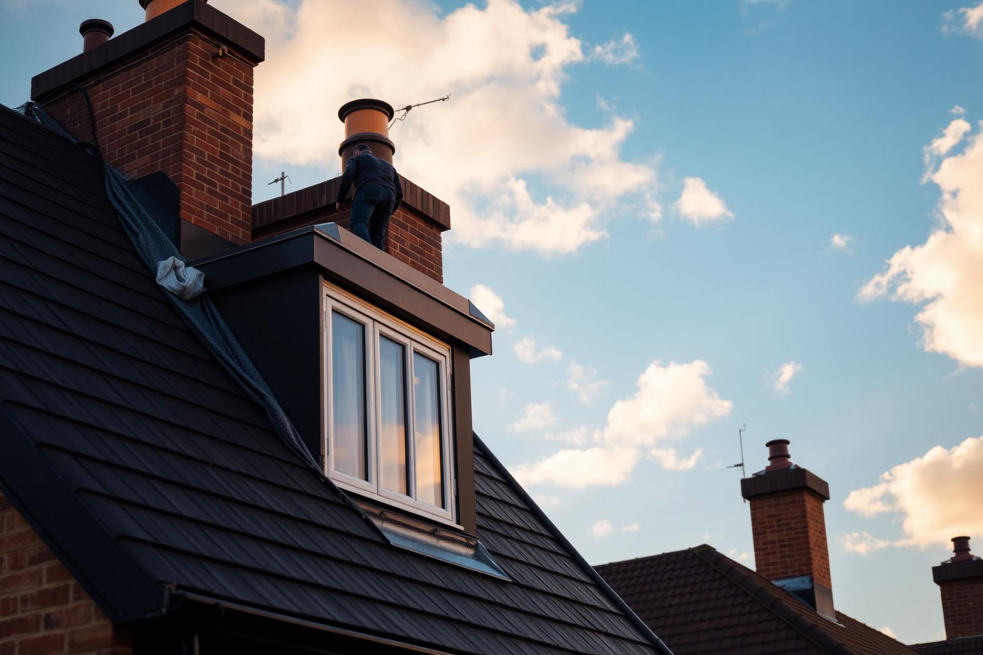 London roofing specialists at work